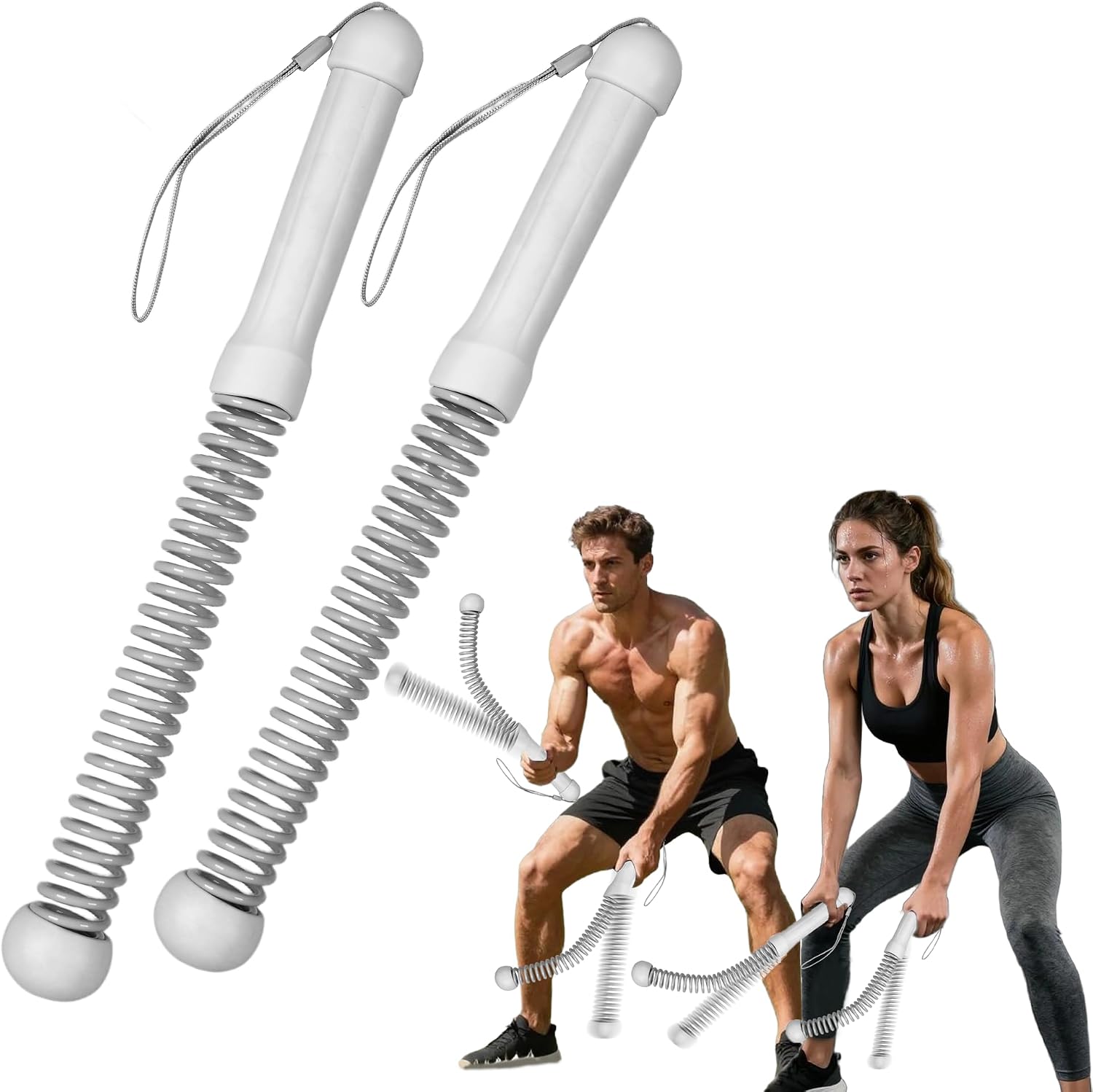 Home Gym Portable - 2세대 로프리스 배틀 로프(홈짐용), 고강도 휴대용