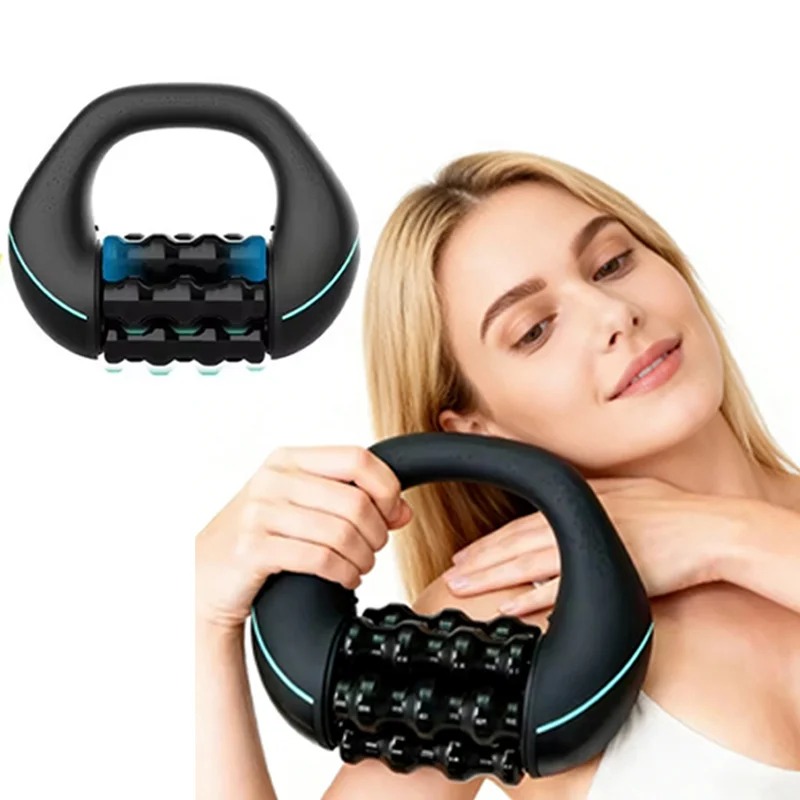 Home Gym Portable - 진동 핸드헬드 마사지 롤러, 속도 조절
