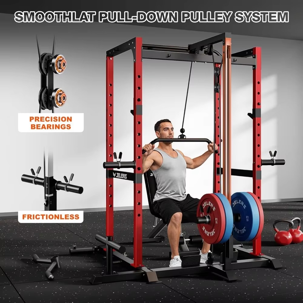 S21 파워 케이지 다기능 랙 조절 가능 케이블 크로스 - Home Gym Equipment Set 리뷰 및 가격