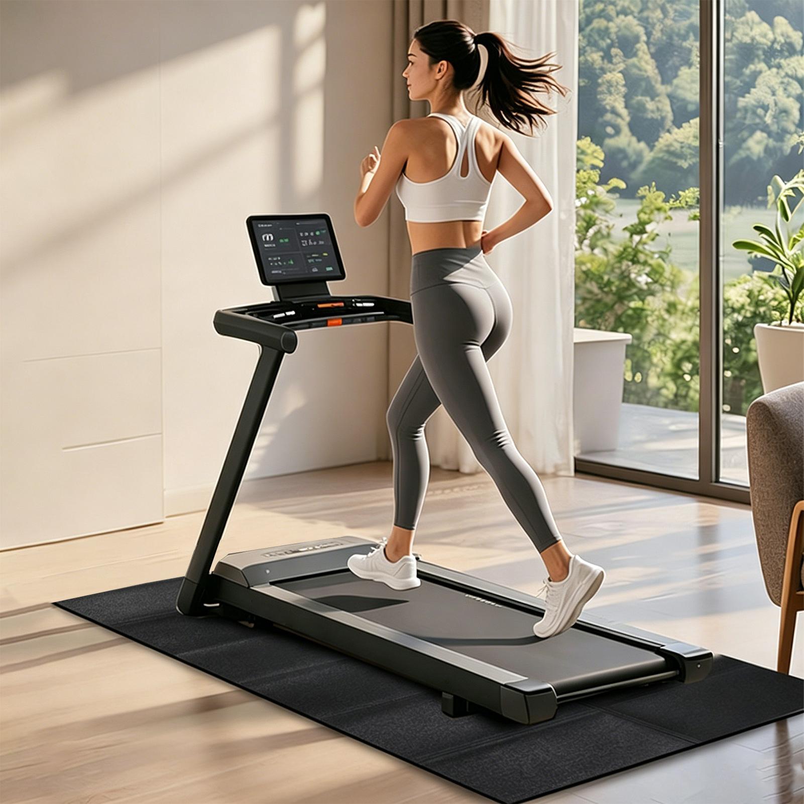 런닝머신 매트 진동 흡수 헤비 듀티 런닝머신 바닥 매트 - Home Gym Yoga 리뷰 및 가격