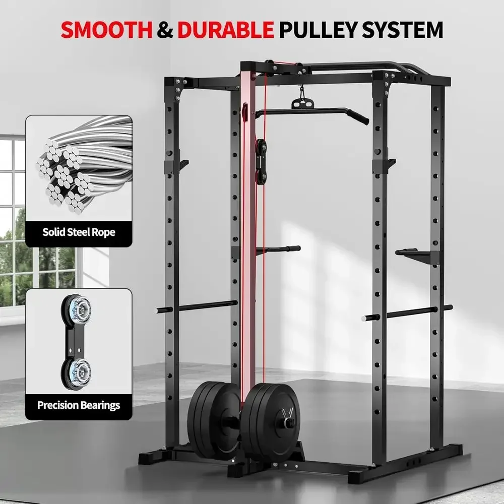 2000LBS 용량의 파워 랙 (랫풀다운, 다기능 케이 - Lat Pulldown Cable 리뷰 및 가격