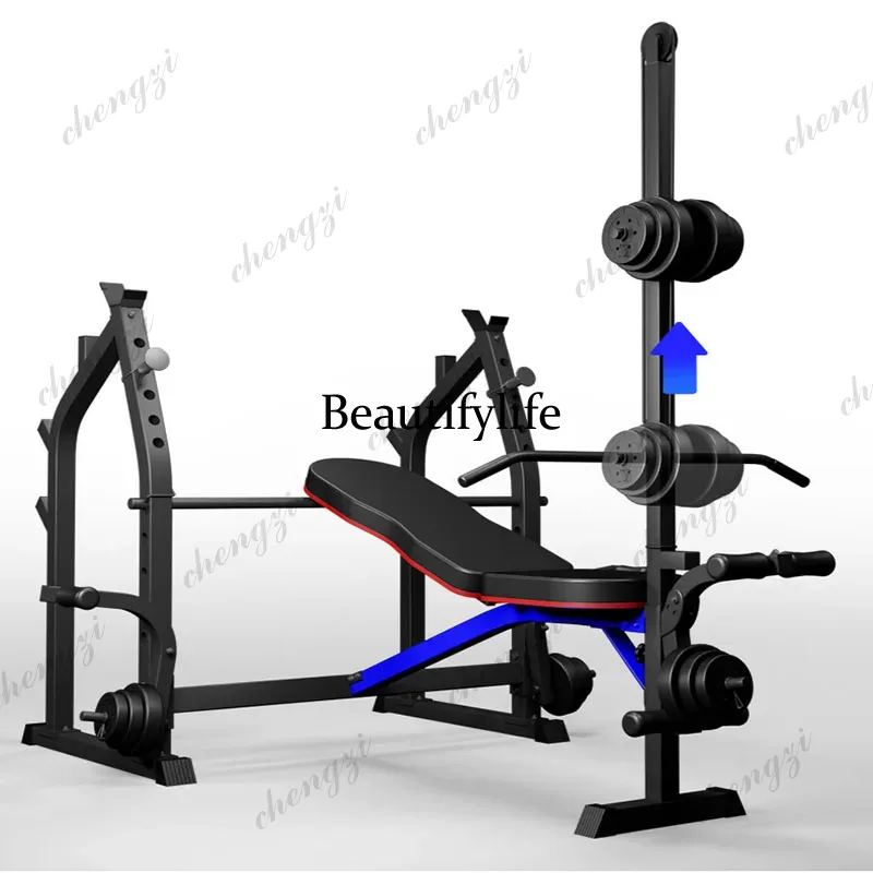 홈/헬스장용 다기능 스쿼트 랙 및 벤치 프레스, 접이식 - Home Gym Equipment Set 리뷰 및 가격