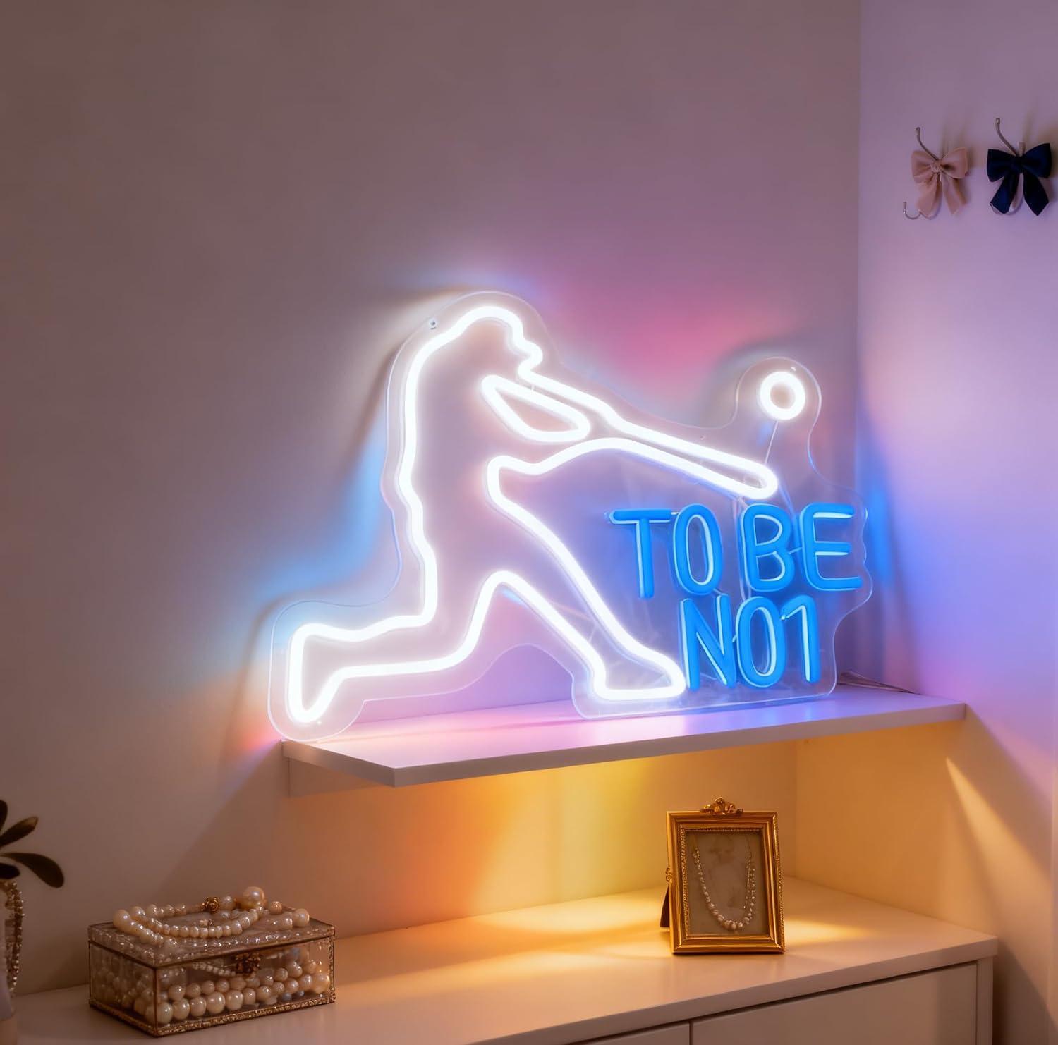 베스트셀러 네온사인 USB 디밍 가능 LED 조명, 홈 - Home Gym Neon Sign 리뷰 및 가격