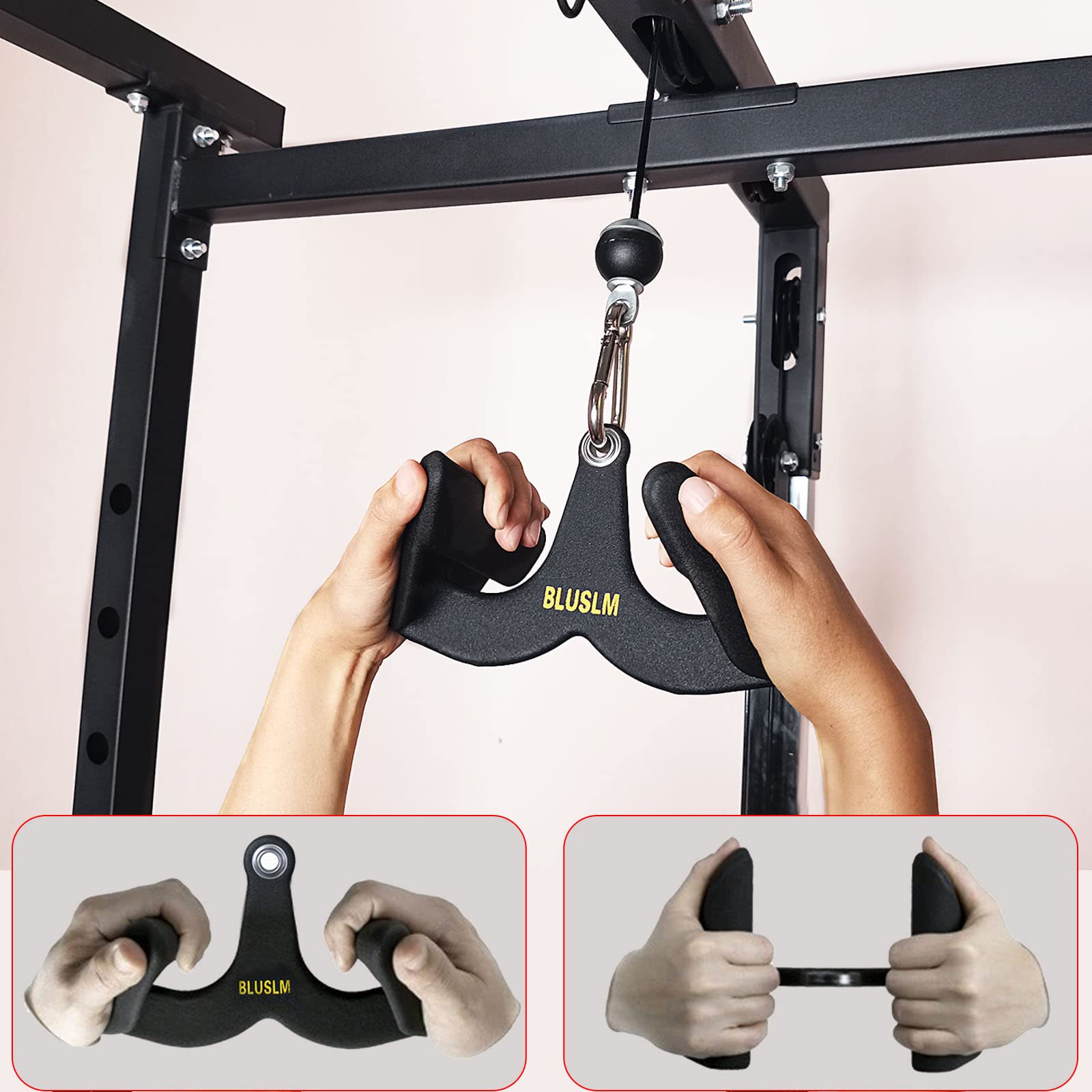 홈 체육관 피트니스 라트 풀다운 핸들 그립(훈련, 이두 - Lat Pulldown Cable 리뷰 및 가격