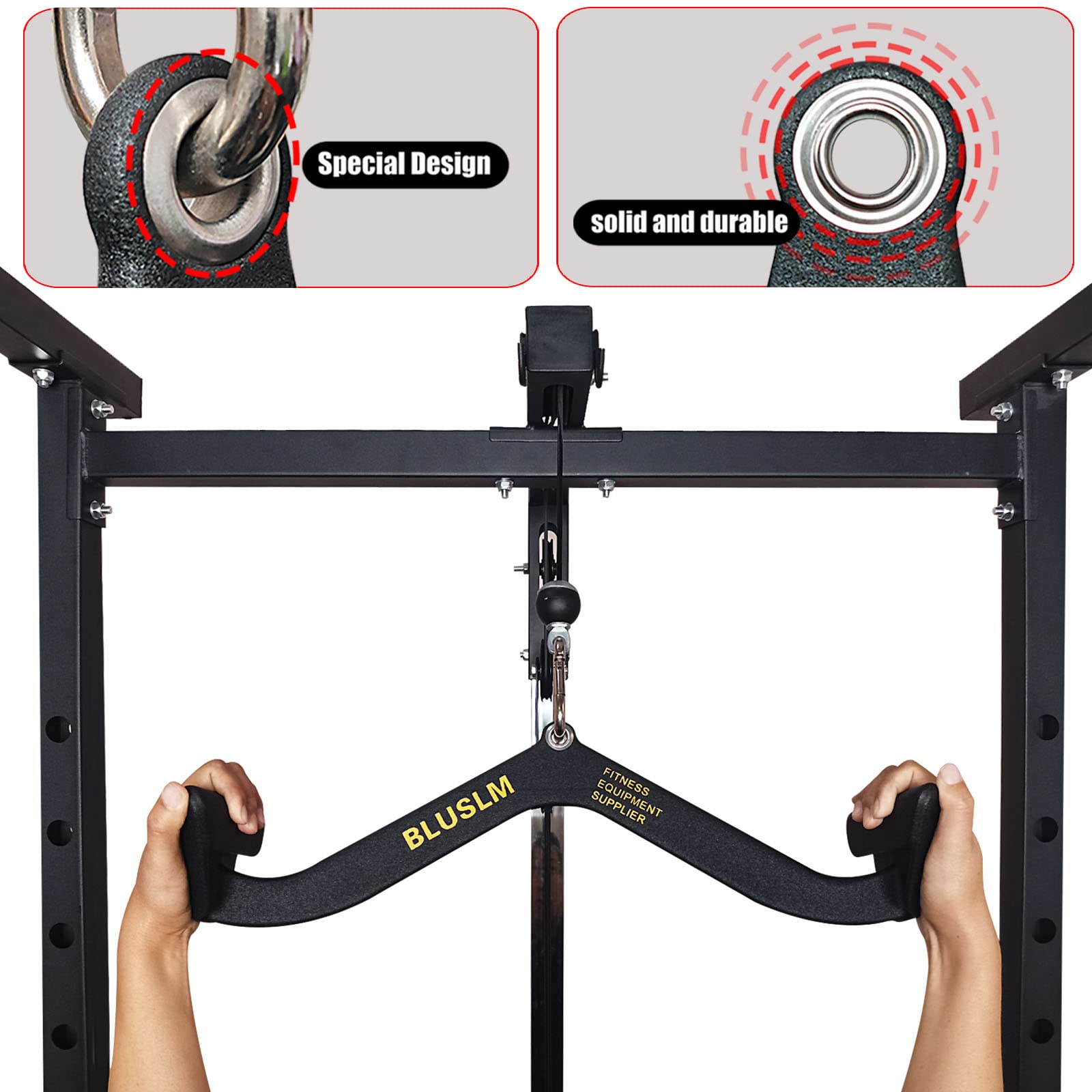 홈 체육관 피트니스 라트 풀다운 핸들 그립(훈련, 이두 - Lat Pulldown Cable 리뷰 및 가격