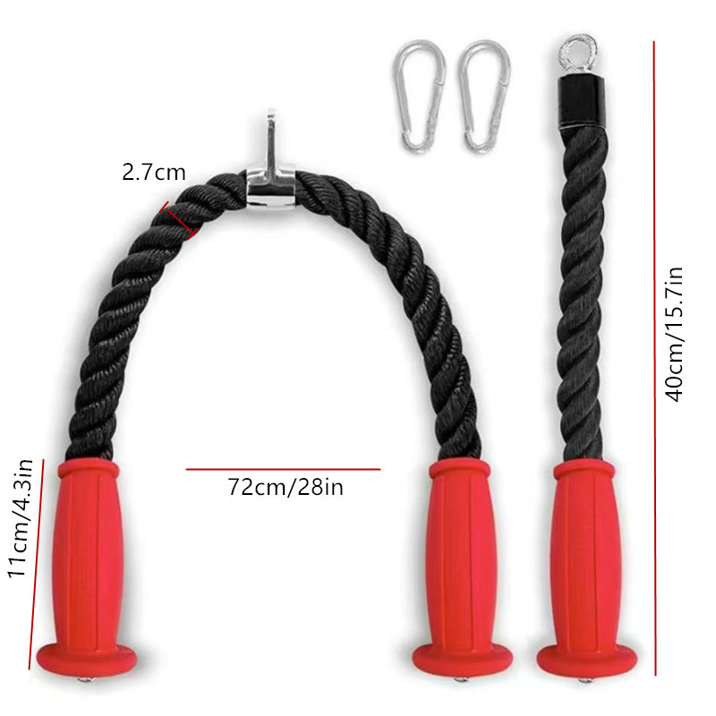 인체공학적 논슬립 트라이셉 로프 케이블 부착물 - 홈짐 - Home Gym Equipment Set 리뷰 및 가격