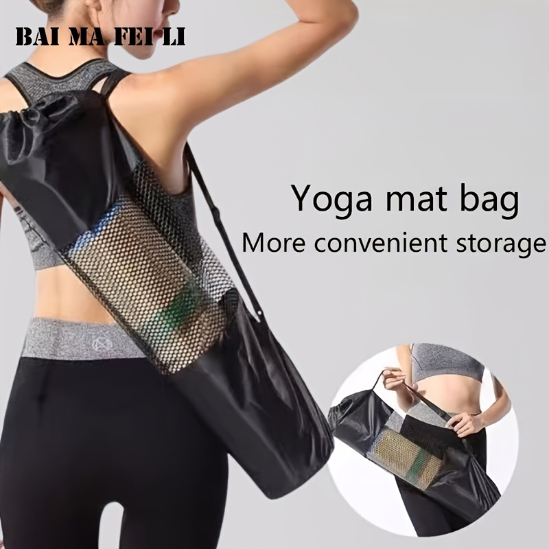 통기성 좋은 요가 매트 보관용 메쉬 가방 - 내구성 있 - Home Gym Yoga 리뷰 및 가격