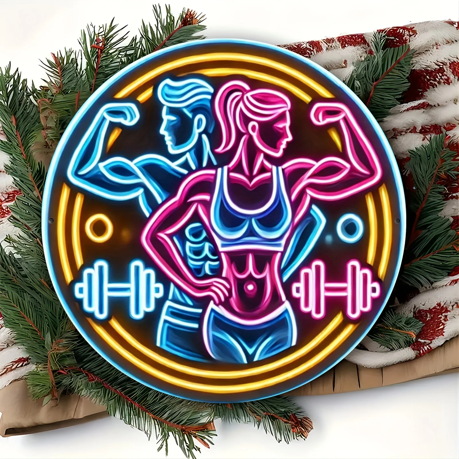 2D 금속 사인 피트니스 짐 네온 사인 남성 여성 보디 - Home Gym Neon Sign 리뷰 및 가격