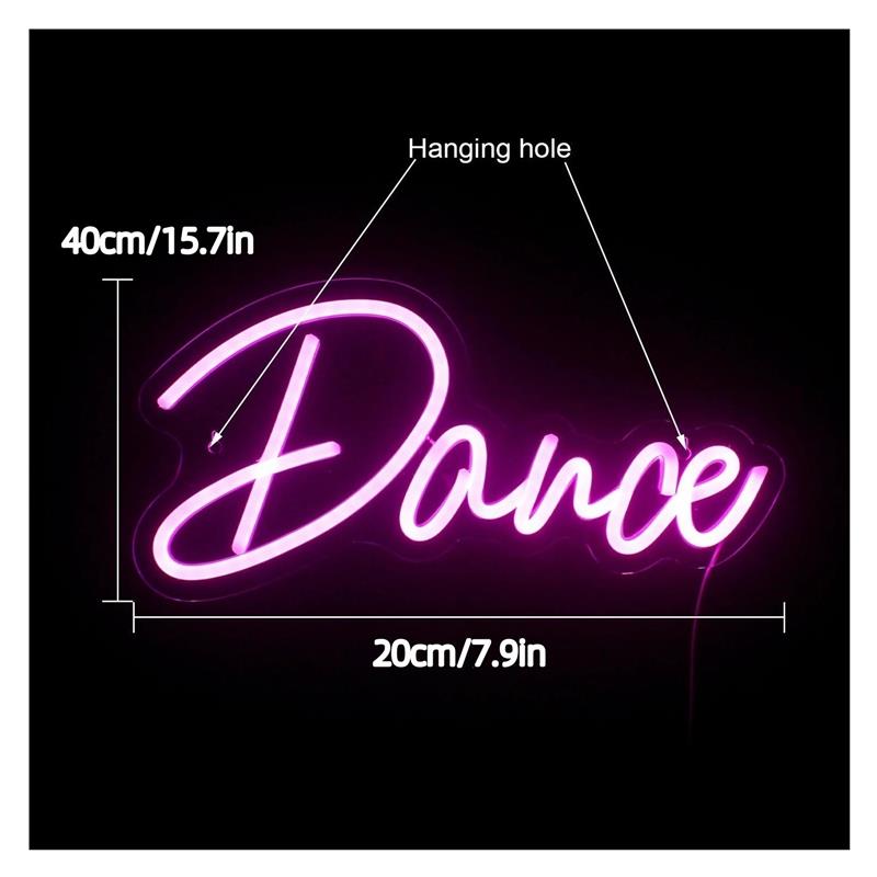 댄스 네온 사인 핑크 라이트 댄싱룸 장식 바 라이브 뮤 - Home Gym Neon Sign 리뷰 및 가격