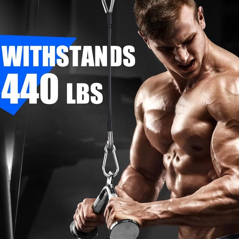 1/2Pcs 체육관 케이블 확장 LAT/Tricep 풀 - Lat Pulldown Cable 리뷰 및 가격