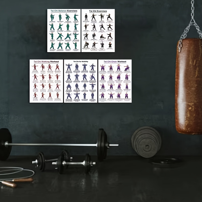 A4 사이즈 5종 태극권 운동 시트 (가정용 헬스장 및 - Home Gym Routine 리뷰 및 가격