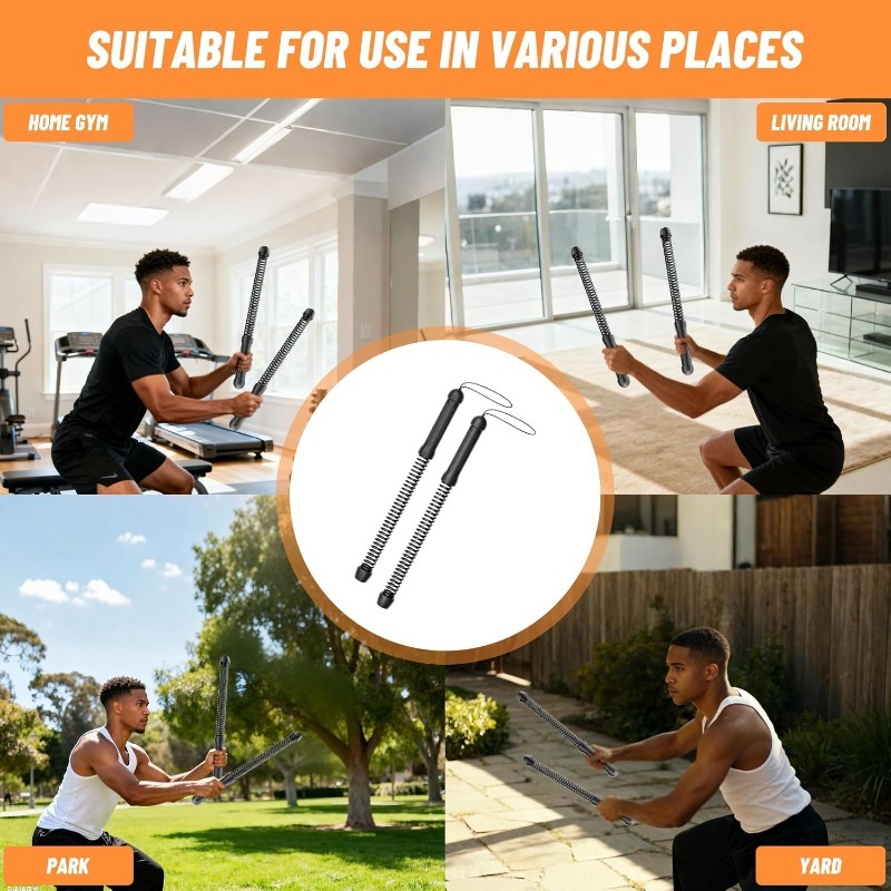 무선 스윙 컴뱃 로프, 2개 세트 – 팔 근력 및 근육 - Home Gym Equipment Set 리뷰 및 가격