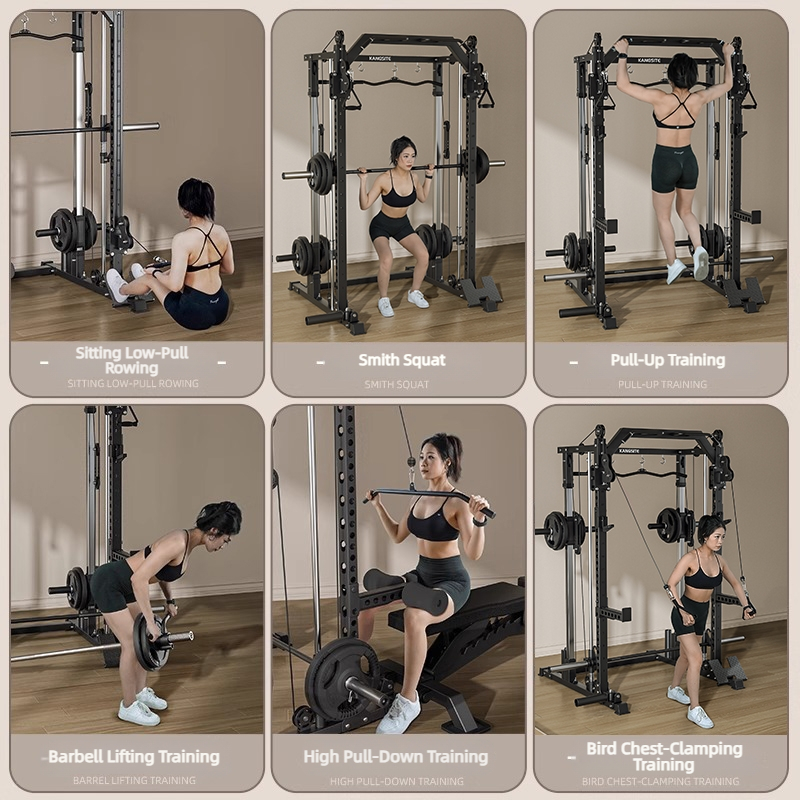 전문용 올인원 스미스 머신, 다기능 트레이너, 파워 랙 - All In One Gym Home Equipment 리뷰 및 가격
