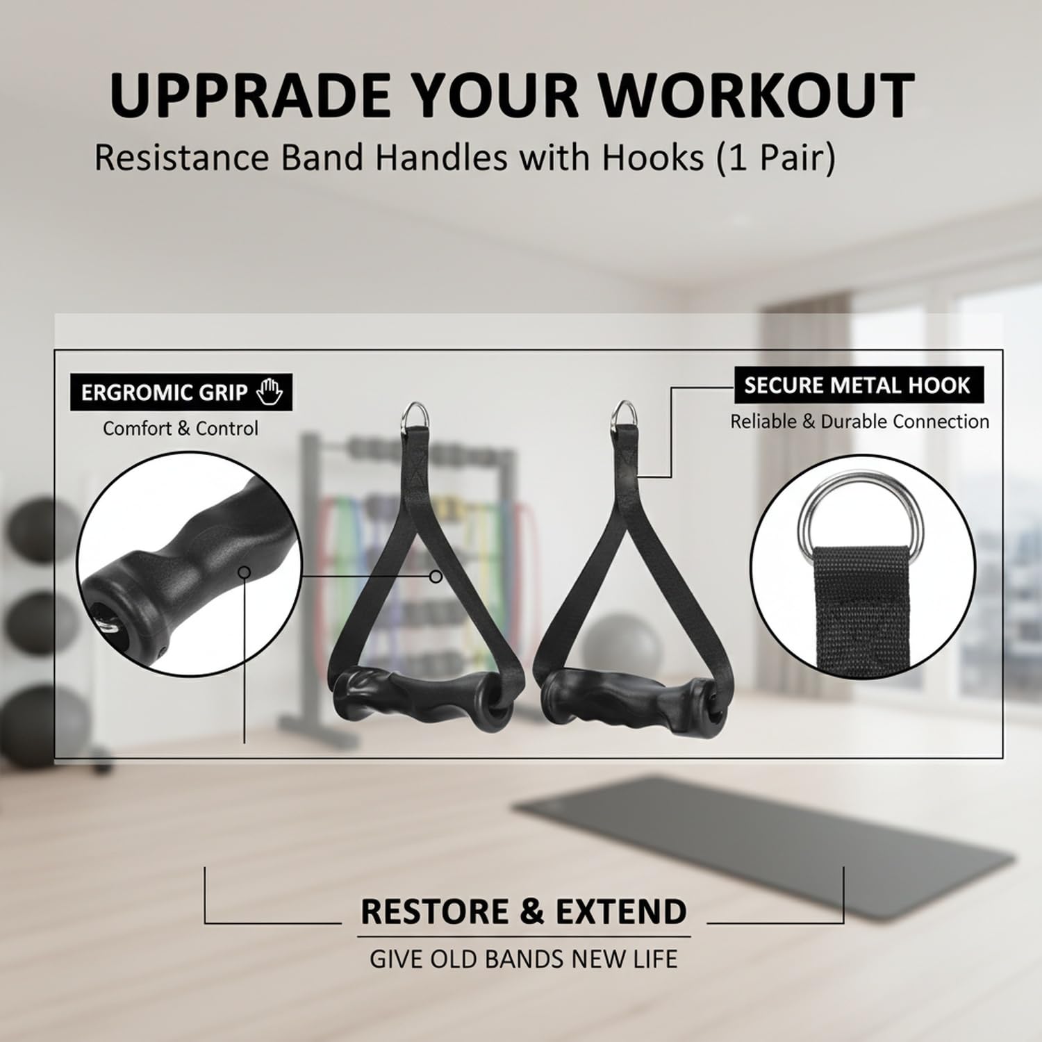 1쌍의 인체공학적 운동 손잡이(풀리 케이블 머신 그립  - Lat Pulldown Cable 리뷰 및 가격